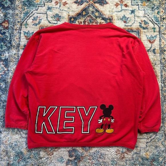 Vintage Mickey Mouse Wrap Around Crewneck Size XXL - Picture 2 of 6